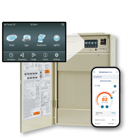 Pentair Intellicenter Load Center System With I5PS Personality Kit & Intellichlor Plus40 SCG With IntelliValves And HPW | 523964