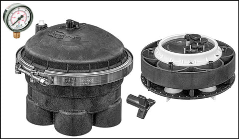 Paramount In-Floor Water Valves Complete 6 Port Valve 2" - Black | 004302418403