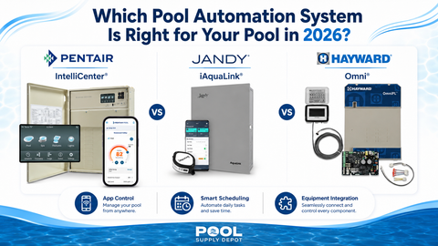 Best Pool Automation System for 2026: Pentair IntelliCenter vs Jandy iAquaLink vs Hayward Omni
