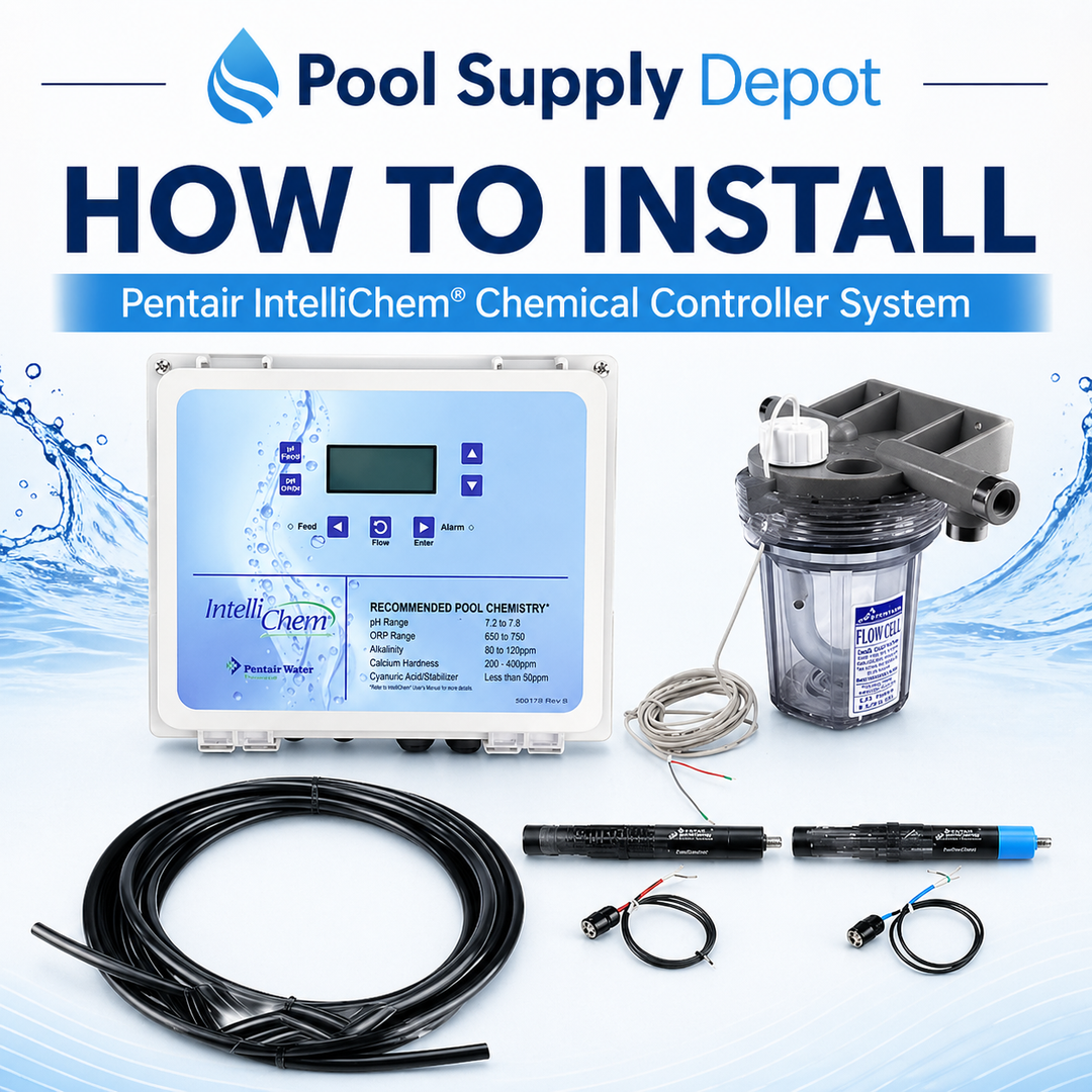 Intellichem Sample Line How to Install the Pentair 522621 IntelliChem Controller with Acid Tan ...
