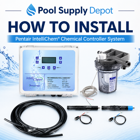 How to Install the Pentair 522621 IntelliChem Controller with Acid Tank