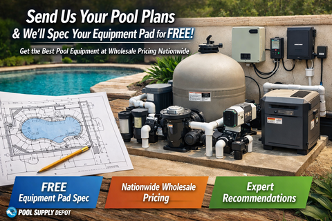 Send Us Your Pool Plans — We’ll Spec Your Equipment Pad for FREE (And Get You Wholesale Pricing Nationwide)