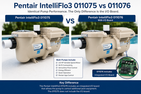 Pentair IntelliFlo3 011075 vs. 011076: What Is the Difference?