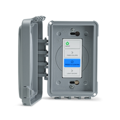 Jandy WaterColor Pool Led Light Controller, 120 VAC, 300W, Wall-Mount, Weatherproof Cover | WLC4C