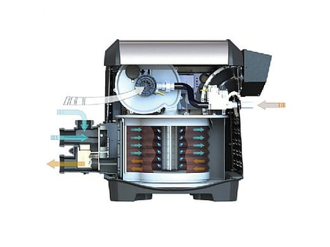 Jandy JXI Natural Gas Heater, 399K BTU, Cupronickel Exchanger | JXI400NN