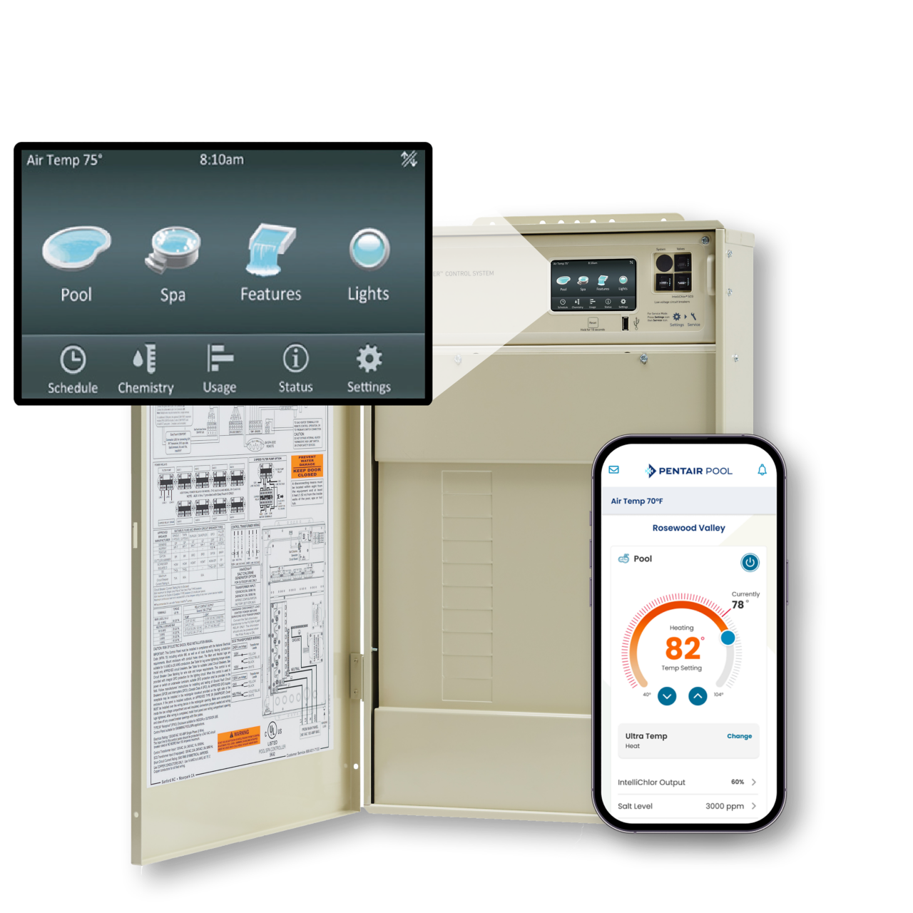 Pentair 523962 IntelliCenter Pool Automation Control System – Smart Pool & Spa Control Hub by Pool Supply Depot