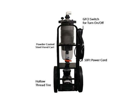 Waterco UltraVac Dual Stage with Cyclonic Filtration Vacuum 1HP 110V Pump | 16V1275
