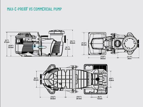 Pentair 023035. Max-E-ProXF Variable Speed Pool Pump. TradeGrade.