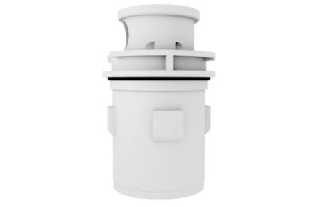 G4V Complete In-Floor Cleaning Head Without Riser White | 230125