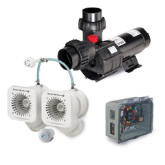 Badu®Stream II SwimJet System with Square Cover 2 Jets 4HP 1 PH | SPK-10-3146