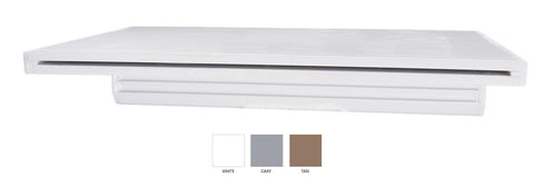 Natural Wonders® 24" White Waterfall with Back Port and 1" Lip | 25577-220-000