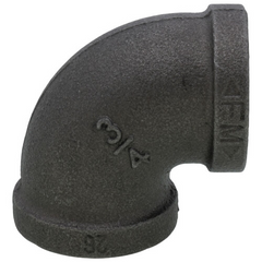 3/4in. 90 Black Iron by Pool Supply Depot
