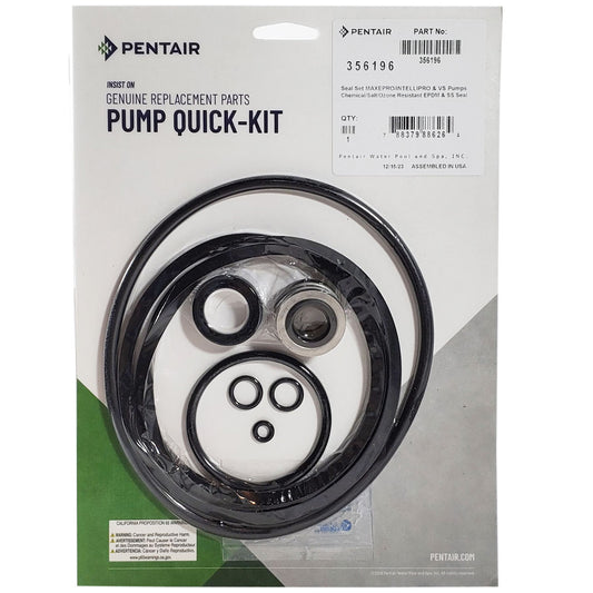 356196 Pentair Max-E-Pro IntelliPro VS Pumps Seal Kit by Pool Supply Depot