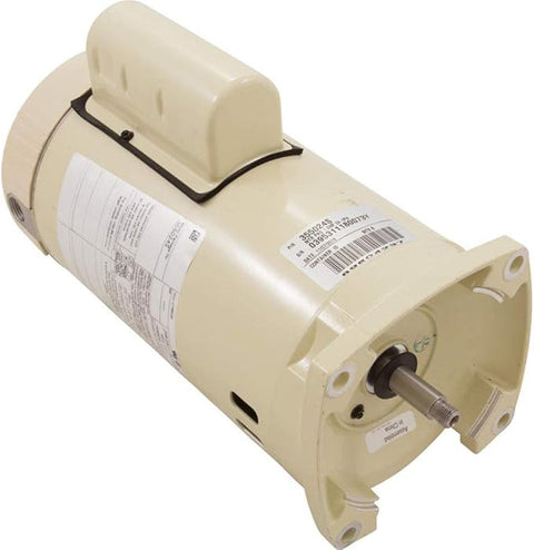 Pentair 355024S Replacement Motor – Single Phase, Single Speed, Square Flange Pool & Spa Pump Motor | 1.5 HP | Almond