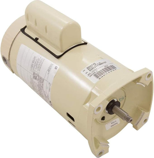 Pentair 355024S Replacement Motor – Single Phase, Single Speed, Square Flange Pool & Spa Pump Motor | 1.5 HP | Almond by Pool Supply Depot