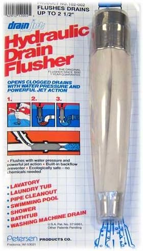 Petersen Professional Drain Jet Flusher 1.5"-2.5" Pipe 102-002