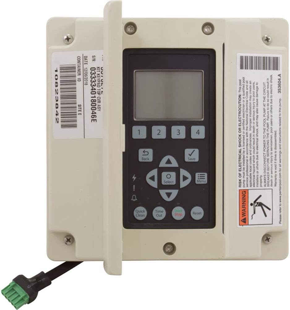 Pentair 357527z. IntelliFlo & IntelliPro Pump Drive Keypad(011028, 011055, 011056, 011057, 011059, 011060). It is Not compatible 011018. by AquaTech Pool & Spa