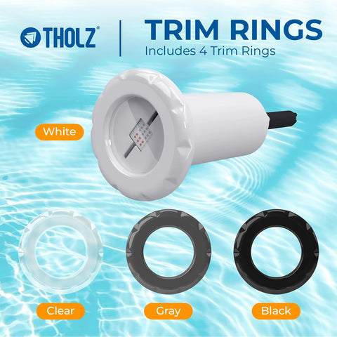 Tholz® RGBW Pool Light (Ultra Bright LED, 15W, 12VAC, 100' Cord) | 03.030.02311