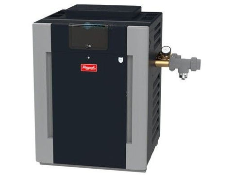 Raypak B-R336A-EN-C #50 Digital ASME Natural Gas Heater, 332.5K BTU, Copper Exchanger, Bronze Headers | 017373