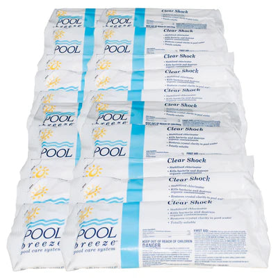 Pool Breeze Dichlor Chlorine Granular Shock 1 lb Bag, Case of 24 | 88405