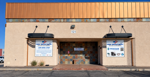 Pool Supply Depot storefront at 121 Industrial Park Rd, Suite 109, Henderson, NV