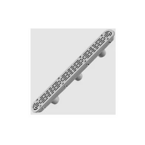 Aquastar White Channel Drain With 3 , 32" | 32CDFL101