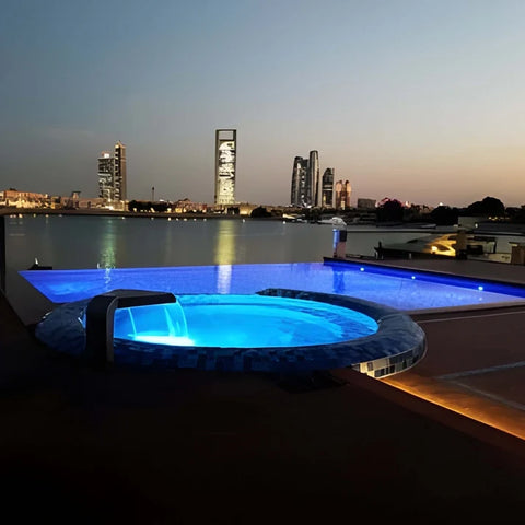 Astel METEOR Ultra-Thin Surface-Mount LED Pool Light | LSR0640