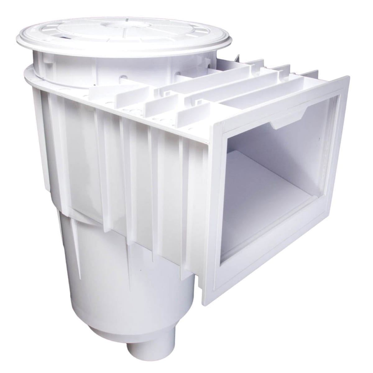 CMP 25140-011-100 Gunite Skimmer with Round Cover, Dual Port