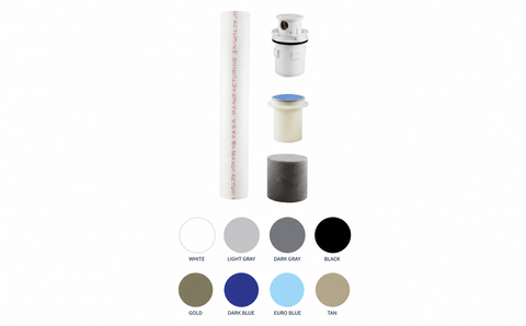 Pentair A&A Light Gray G4V Complete Head with Riser | 221002