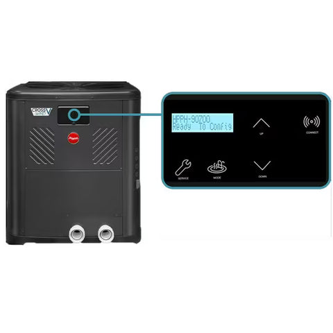 Raypak Crosswind V 8550 Deluxe Heat/Cool Pump, 137K BTU, R-410A Refrigerant | 8550EHC08