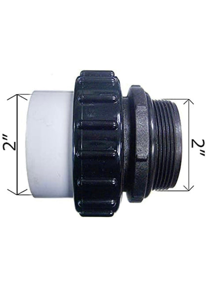Swimmables 2" High Temp UNIONS. IntelliFlo, IntelliPro and WisperFlo Pumps. 2 pack. by Pool Supply Depot LLC