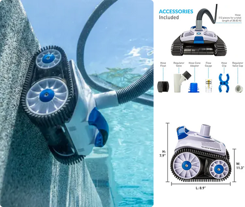 Hayward TracVac Suction Automatic Pool Cleaner | W3HSCTRACCU