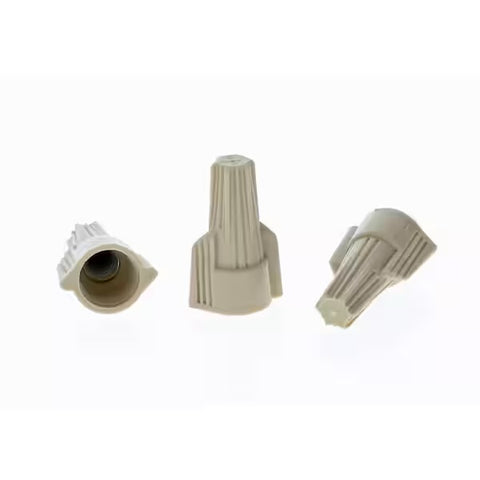 CE Wire Connectors Tan 15PK