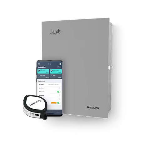 Jandy Aqualink Rs P6 Pool And Spa Kit With Subpanel, Iaqualink, 6614-Ldg, 2/4 Actuators | IQ906-PS-PC by Pool Supply Depot