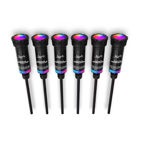 Jandy Infinite WaterColors NicheLess LED Lights, 14 V, 15 W, 200' Cord, Optional Trim Rings| IWC15W200