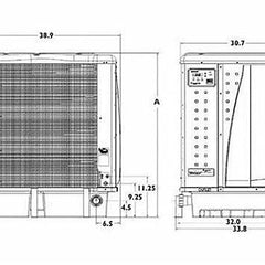 Pentair UltraTemp High Performance Pool Heat Pump 70, Almond, 75K BTU, 60 Hz, 1 Phase, 230 V, 40 Amp, 300 lbs | 460930