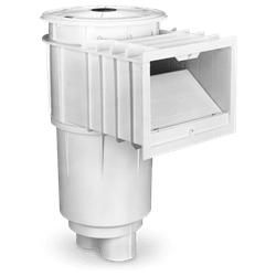 Pentair U-3 Skimmer White w/ White Lid & Frame, 2" Slip with 1-1/2" Slip Reducers, Includes Float and Check 08650-1404