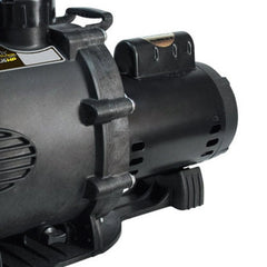 	Jandy PlusHP PHPM.75 pump motor and mounting-foot detail.