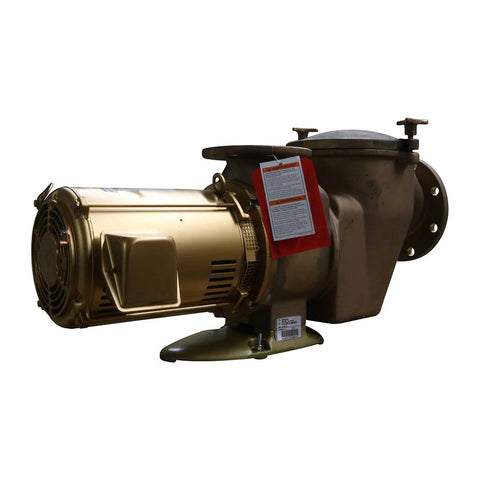 Pentair C-Series CM-75 Medium Head Commercial Bronze Pump with Strainer, 7.5 HP, 230V, Single Phase | 347917