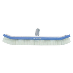 A&B Curved Standard Wall Brush, White PVC Bristles 18