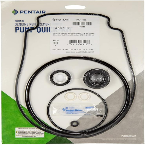 Pentair Whisperflo/Intelliflo OEM Pump Seal Kit | 356198 by Pool Supply Depot