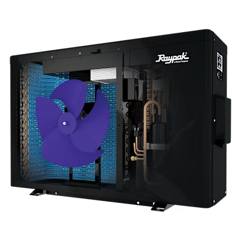 Raypak Crosswind 65-I-R Heat/Cool Pool Heat Pump, 61K BTU | 017741