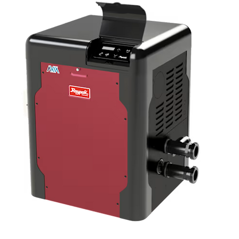 Raypak P-R404A-EN-C Low NOx Avia Natural Gas Heater, 399K BTU, Polymer Headers, Copper Exchanger, 135 lbs, 3/4” NPT, 2” Buttress, Built-in Wi-Fi | 018033