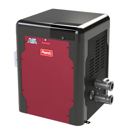 Raypak P-R264A-EP-C Low NOx Avia Propane Gas Heater, 264K BTU, Polymer Headers, Copper Exchanger, 135 lbs, 3/4” NPT, 2” Buttress, Built-in Wi-Fi | 018038