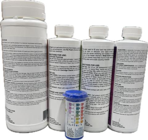 Oreq Clear Spa 104 Start Kit, Chlorine | SPASTARTCH