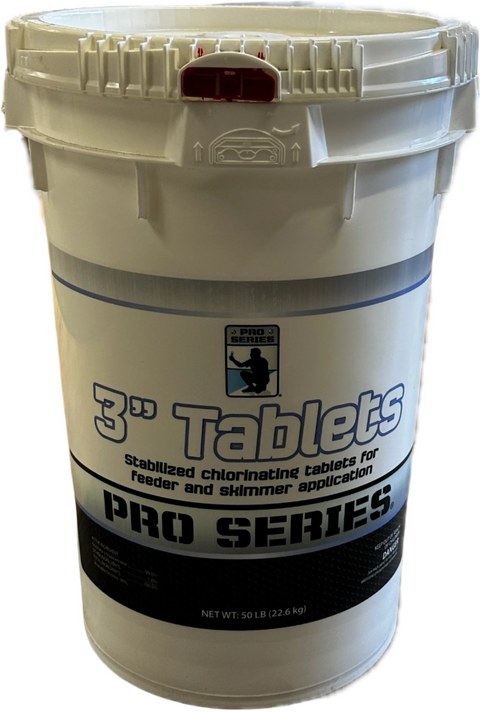 Natural Chemistry 3" Chlorine Tablets Pro Series 50 lb Pail | 20607PRO