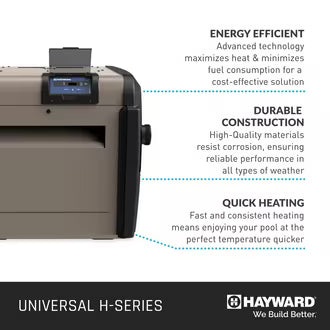 Hayward Universal H-Series Natural Gas Heater 250K BTU | W3H250FDN