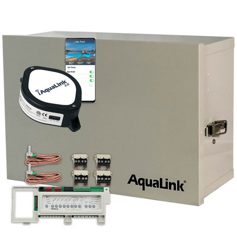 Jandy AquaLink RS P4 Pool and Spa Kit With iAqualink, RS System Board, 2 Actuators, Web-Connect Device | IQ904-PS