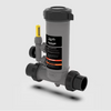 Jandy TruChlor Erosion Feeder, Inline Variable Speed, Clear Glass Lid, 9 3
