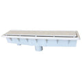 A&A AVSC Dual Pebble Top Channel Drain White | 289101 by Pool Supply Depot